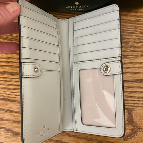 NWOT Kate Spade black leather Marti small bucket bag with matching wallet. NEW! - Picture 10 of 10